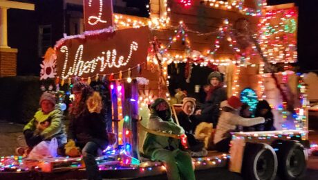 Holiday parade float