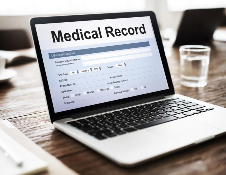 medical record report healthcare document concept 3 768x597