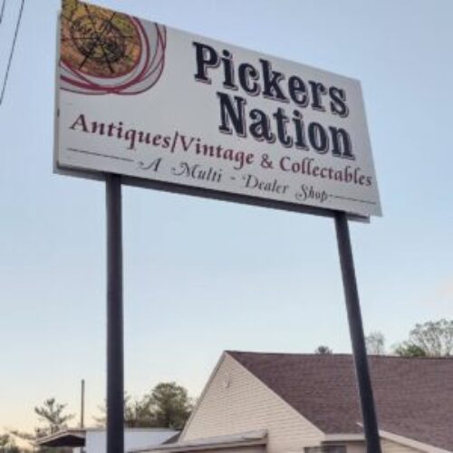 Pickers Nation new sign by the road.